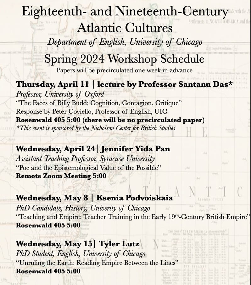the image lists the dates and times for Spring 2021 workshops