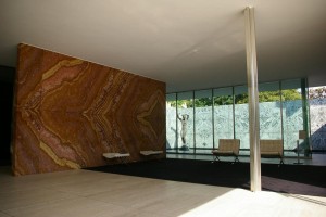 Barcelona Pavilion Location: Barcelona, Spain Architect: Ludwig Mies van der Rohe Photo by: MartinD