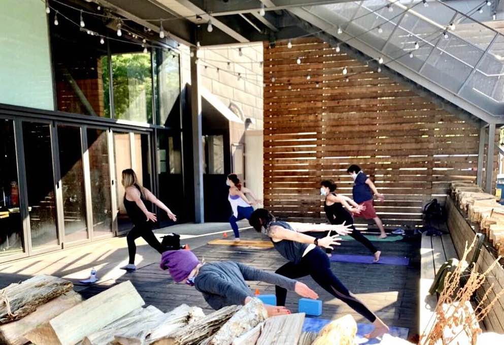 Core Power Yoga Offers Outdoor Cl