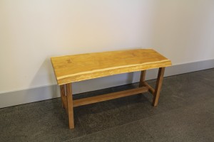 Live Edge Bench by Allie Dudley