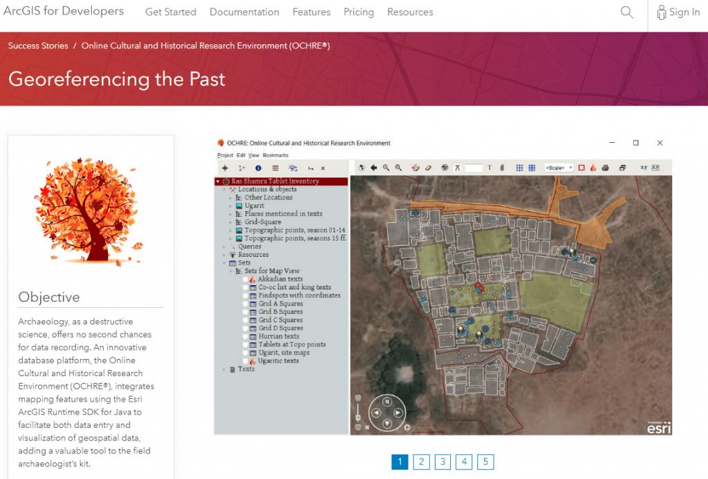 Georeferencing the Past: Esri Success Story