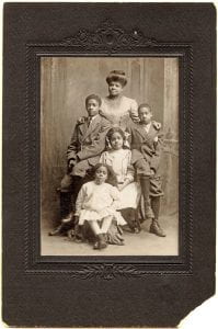 Portrait of Ida B. Wells and children