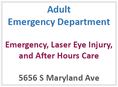 Adult Emergency Department info banner