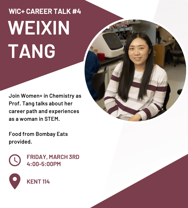 Career Talk #4: Weixin Tang